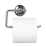 Toilet roll holder without cover