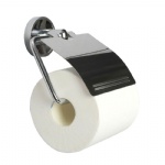 Toilet roll holder with cover